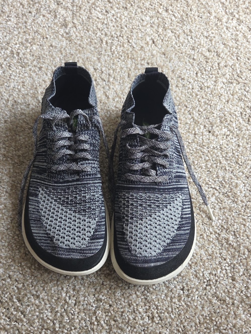 Altra Women's Knit Lace-Up Sneakers - Black & Gray